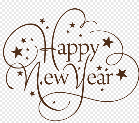 Happy New year надпись