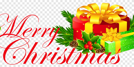 Merry Christmas на прозрачном фоне