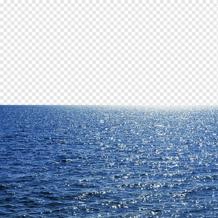 Море на прозрачном фоне