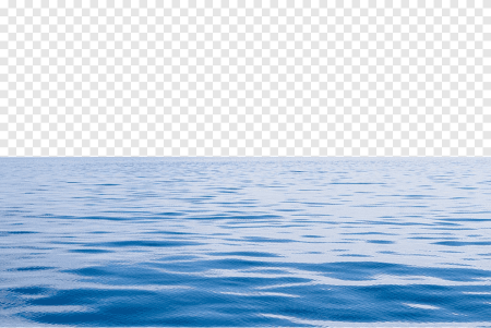 Море на прозрачном фоне