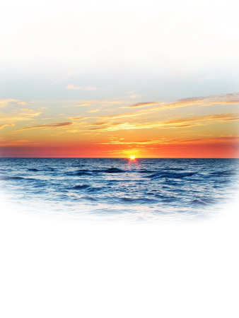 Закат на море