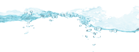 Волна воды на прозрачном фоне