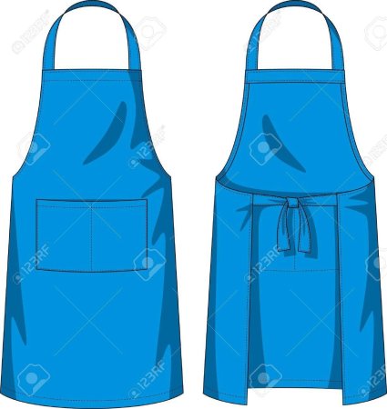 Эскиз фартука продавца