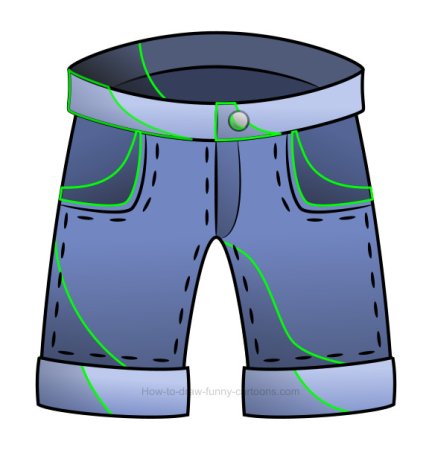 Шорты рисунок для детей