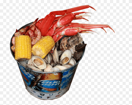Морепродукты на белом фоне