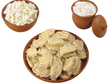 Пельмени на прозрачном фоне
