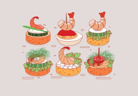Канапе рисунок