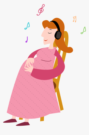 Рисунок беременной женщины