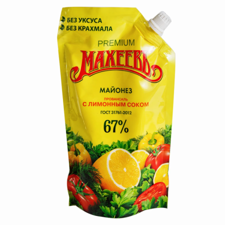 Майонез "Махеев" Провансаль с лимонным соком 380гр