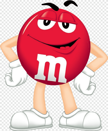 Красный m m's