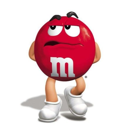 Красный m m's