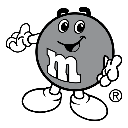 M&MS раскраска