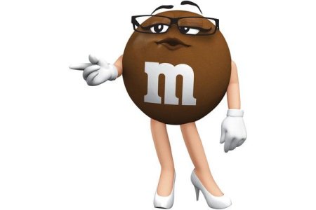M M коричневый