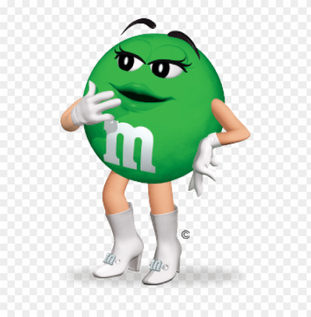 М энд ЭМС зеленый