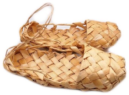 Лапти настоящие из лыка 42-44