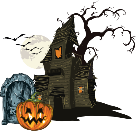 House Halloween сбоку
