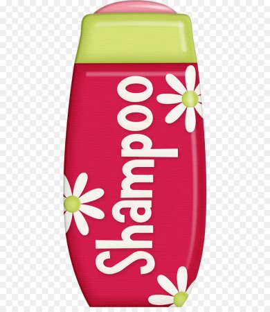 Шампунь на прозрачном фоне