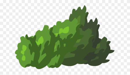 Кусты мультяшные