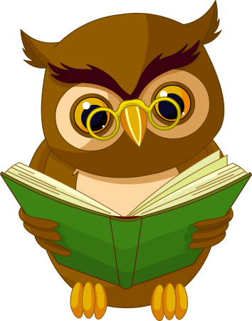 Сова с книгой