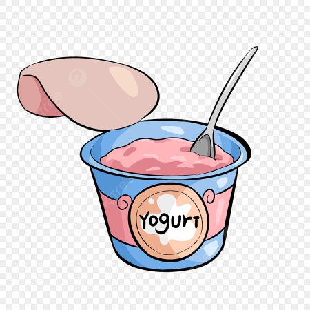 Йогурт рисунок