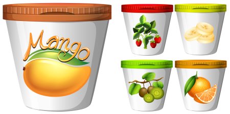 Картина йогурта для детей