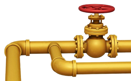 Газовый вентиль трубопровод магистральный