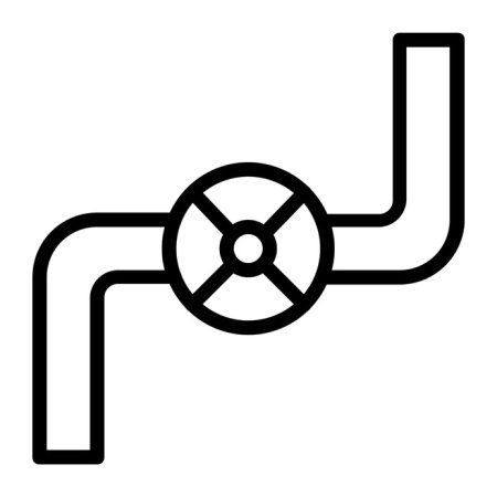 Газовая труба иконка