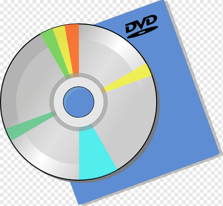 Нарисованный DVD диск