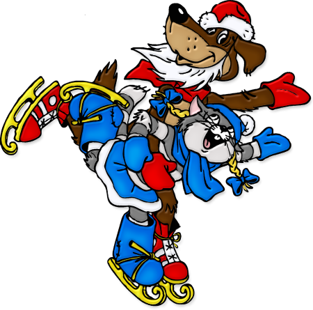 Новогодние герои Простоквашино Матроскин