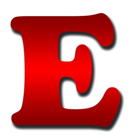 Буква e