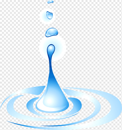 Векторные капли воды