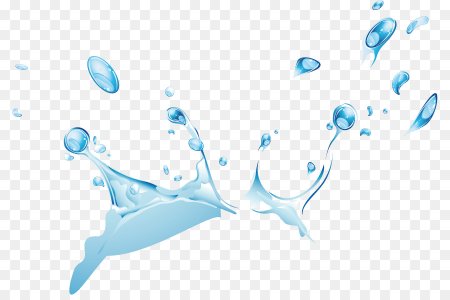 Брызги воды вектор