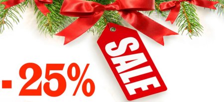 Новогодняя акция -25%