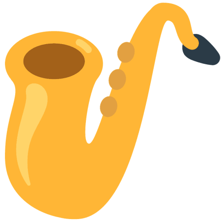Саксофон стикер