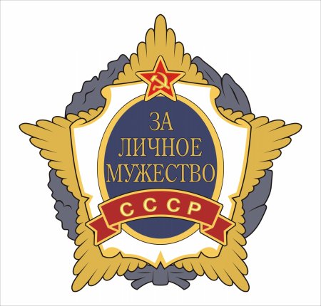 Орден за личное мужество вектор