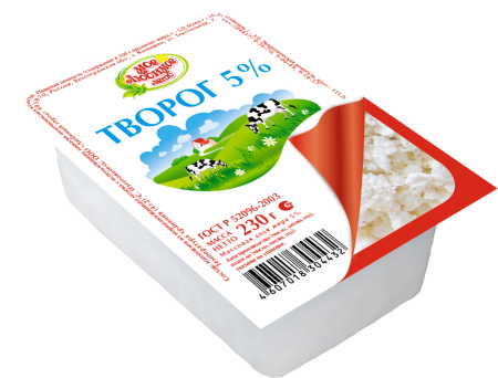 Творог на прозрачном фоне