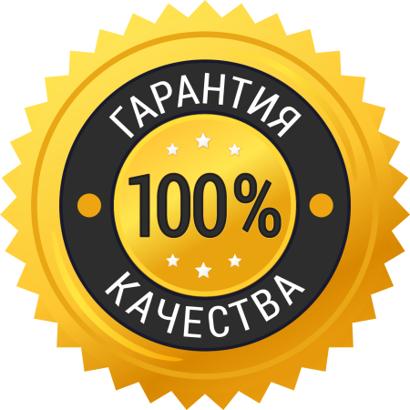 100 Гарантия качества значок