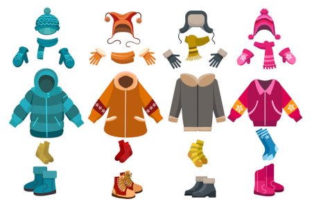 Мультяшный зимние одежда для детей