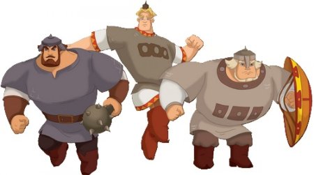 Три богатыря Добрыня Никитич в полный рост