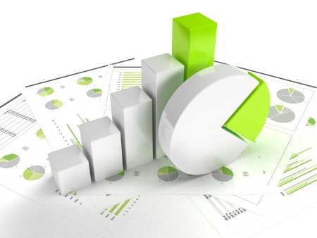 Инвестиционный проект на белом фоне
