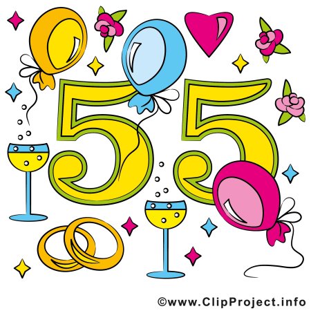 55 Лет цифры