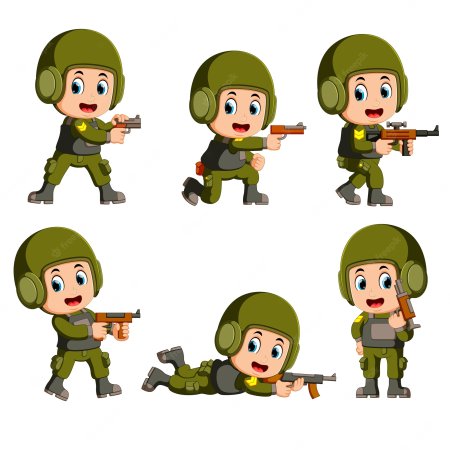 Солдат мультяшный