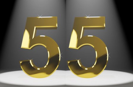 Красивые цифры 55