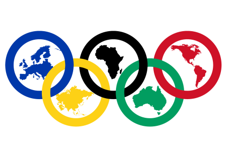 Олимпийские кольца континенты