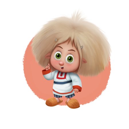 Домовенок мультяшный