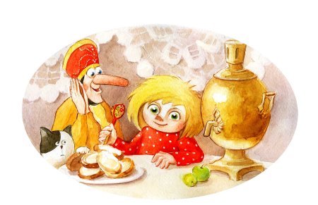 Стикеры Домовенок