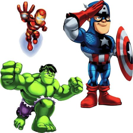 Герои мультфильма Мстители Hulk
