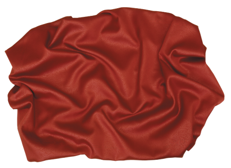 Кусок красной ткани
