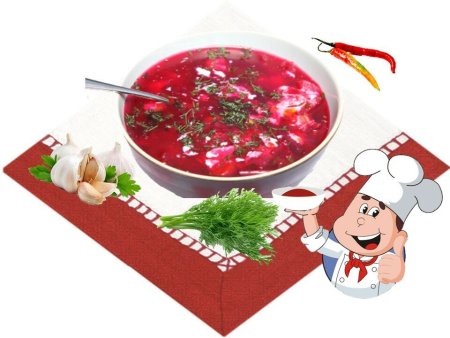 Борщ для детей