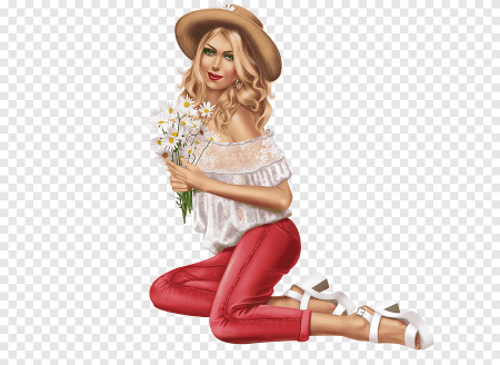 Женщина рисунок